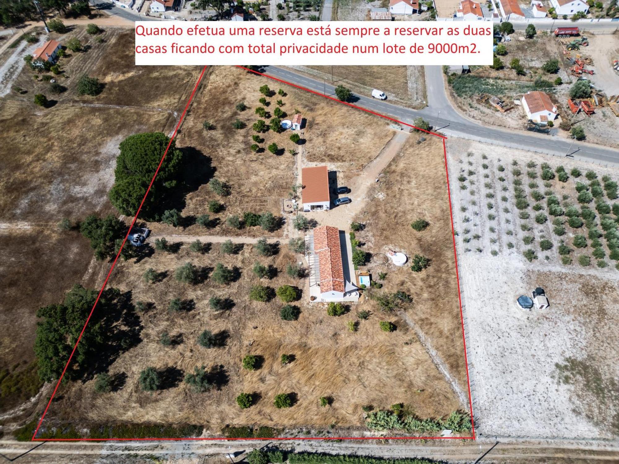 Oak Monte Alentejano - 2 Casas T2 Alugadas Sempre Em Simultaneo Toda A Propriedade E Exclusiva A Uma So Reserva サンティアゴ・ド・カセーン エクステリア 写真